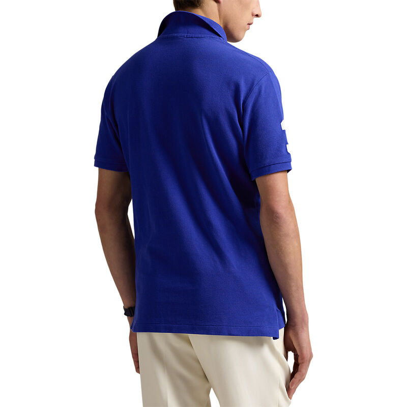 Polo Ralph Lauren Custom Slim Fit Big Pony Mesh Polo Shirt image number 1